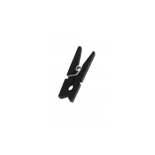 Pinces à linge noire - B100 Longueur: 3cm - Boite de 100 - Code article: UD158
