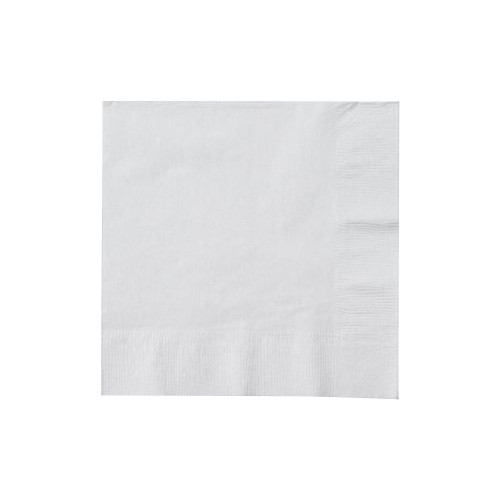 Serviettes ouates 1x1cm - Blanc - Boîte de 100